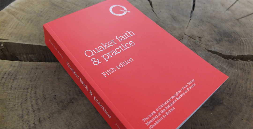 Photo of Quaker Faith and Practice book